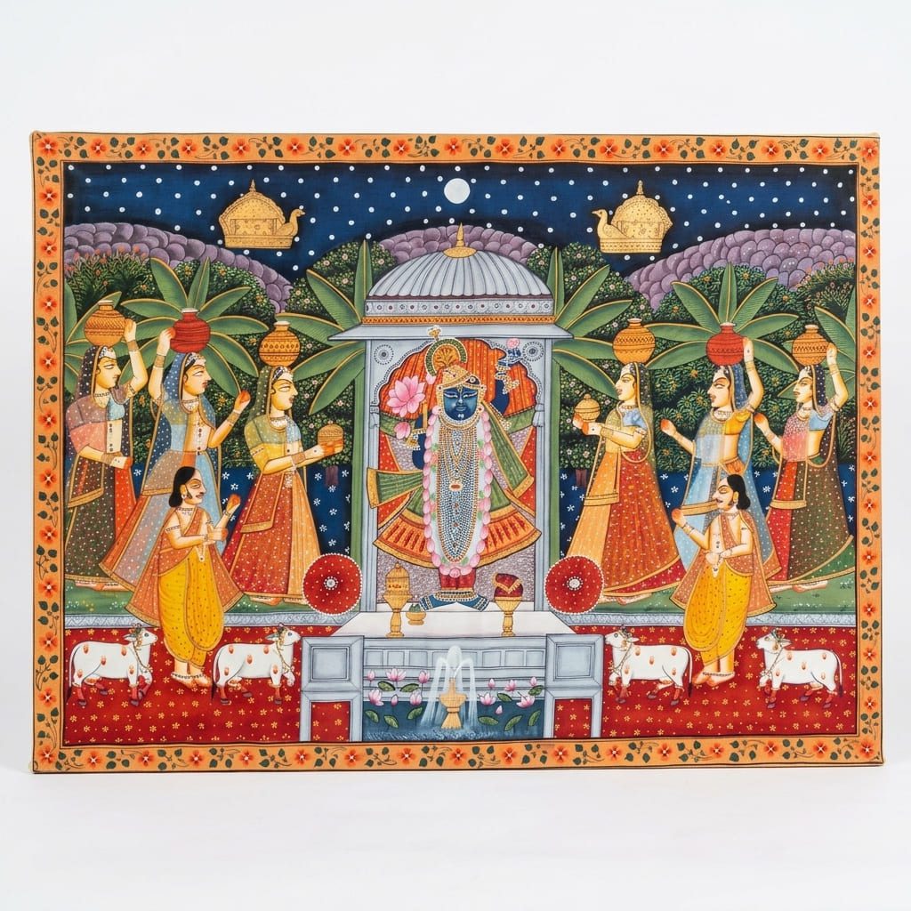 Radha Krishna Paintings: A Timeless Tale of Divine Love